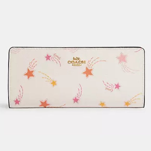 Coach Handbags - Coach - Slim Zip Wallet With Shooting Star Print (NWT)